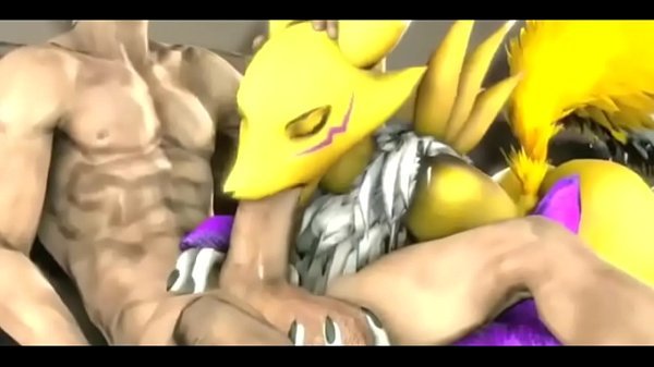 3D Renamon Compilation with Sounds by Thehentaihard69