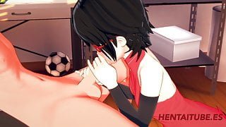 Boruto Naruto Hentai – Sarada Handjob & Blowjob to Naruto