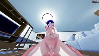 Misato Katsuragi POV rides cock. Neon Genesis Evangelion