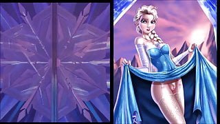 SekushiLover – DIsney Elsa vs Naked Elsa