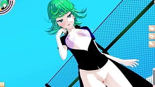 Tatsumaki recieving pleasure
