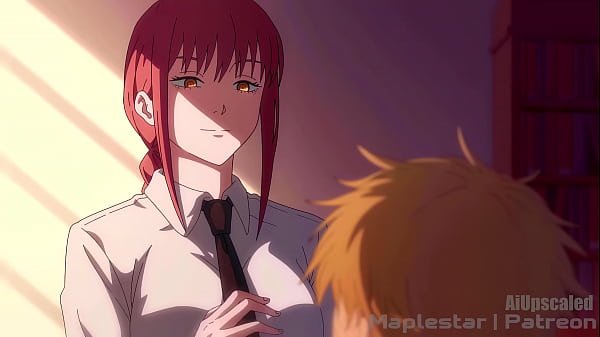 4K Chainsaw Man, Denji Finally gets his Treat from Makima. Ai Upscaled | Maplestar